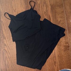 Aerie Black Jumpsuit Flare